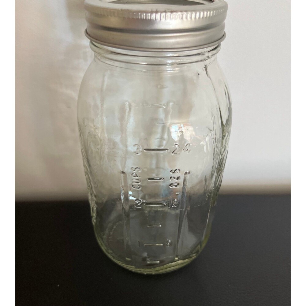 Ball SureTight Glass Mason Jar w/ Lid, 3 Cup - 24oz - 800ml - Picture 2 of 6